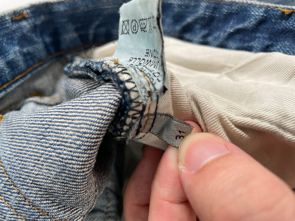AW2003 Dior Homme waxed jeans
