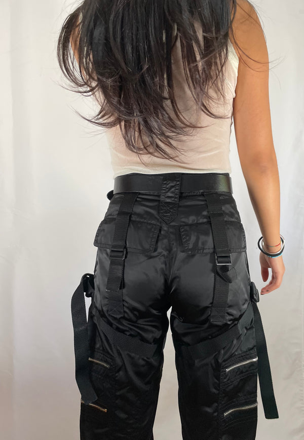 AW2003 Dolce & Gabbana & nylon bondage Pants