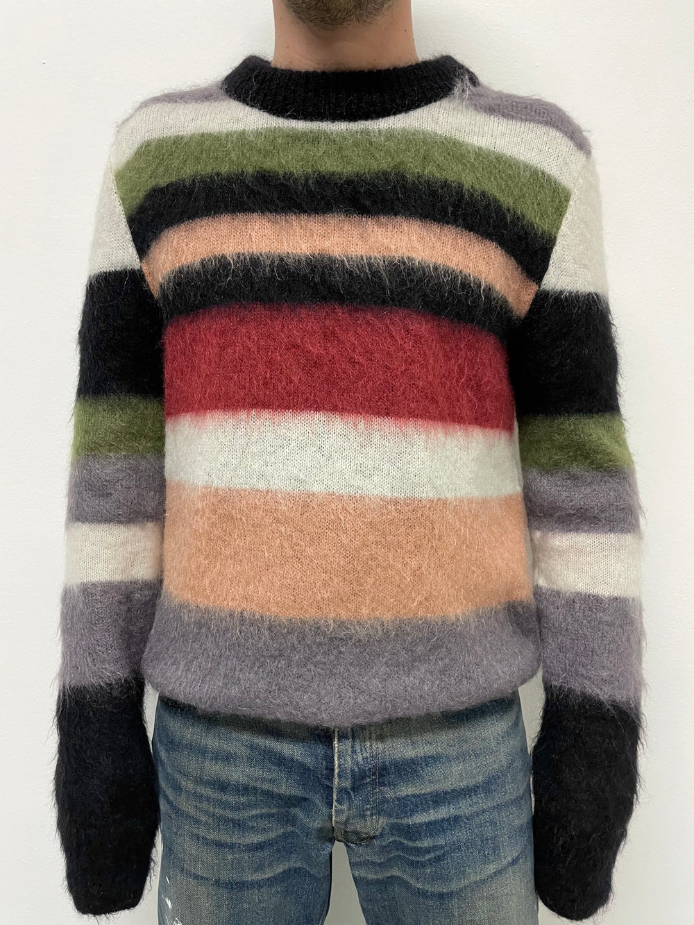 AW2017 Saint Laurent Johnny Rotten mohair sweater