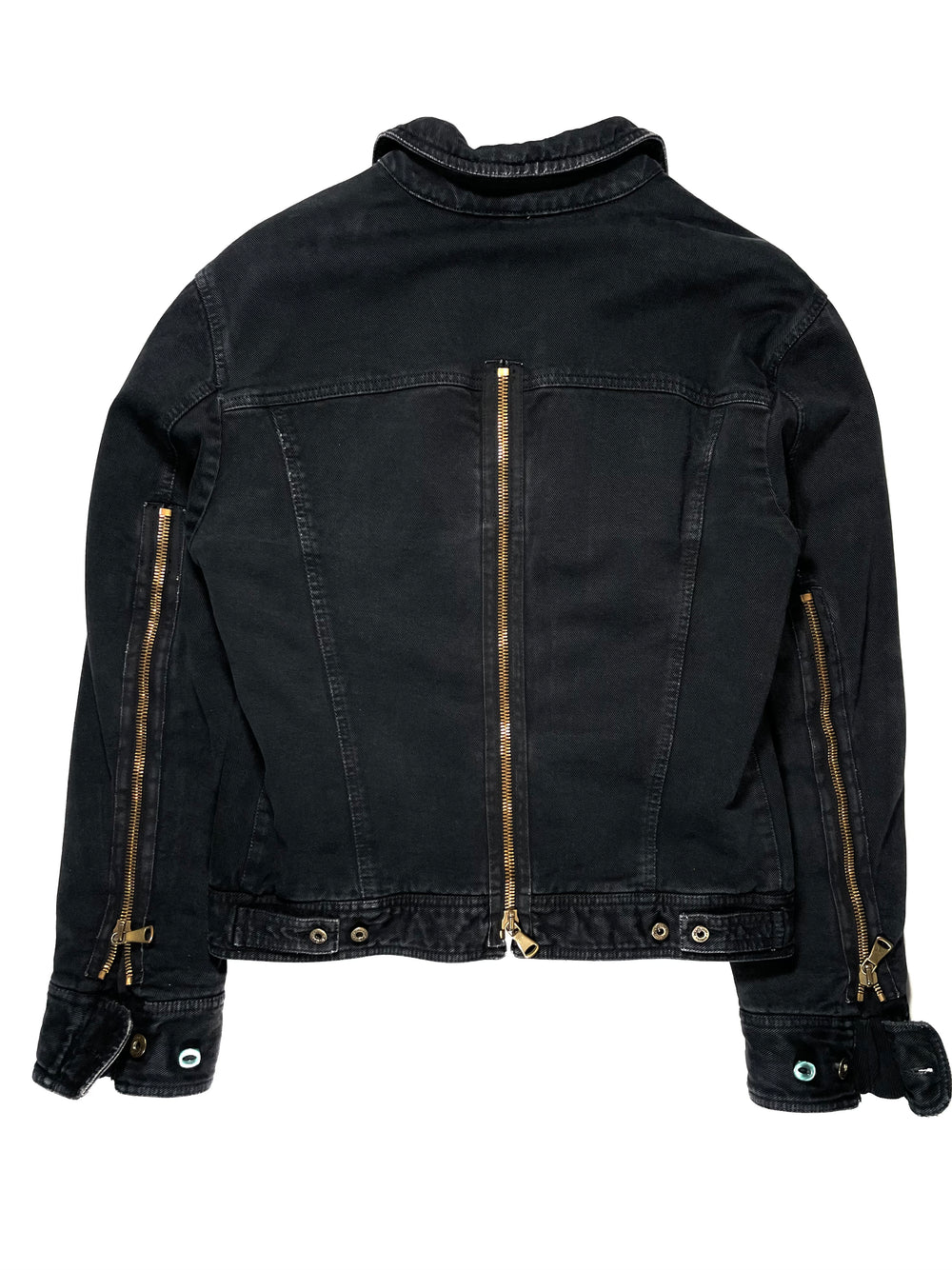AW2003 back zip cotton bomber jacket