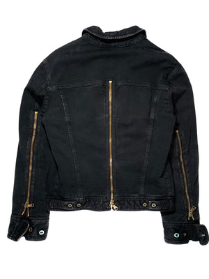 AW2003 back zip cotton bomber jacket