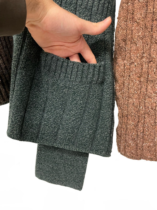 1980’s Dolce & Gabbana alpaca wool patchwork cardigan