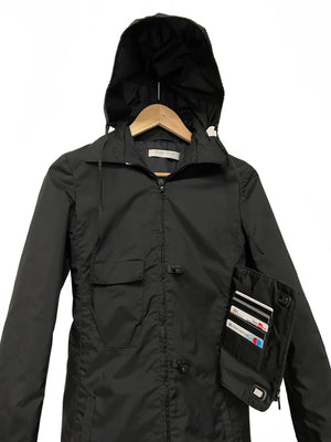 AW1999 Miu Miu hidden pocket technical nylon coat