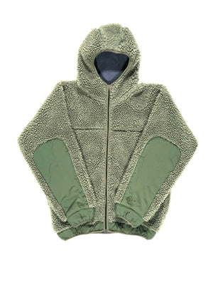 Patagonia rhythm hooded fleece with ninja hood