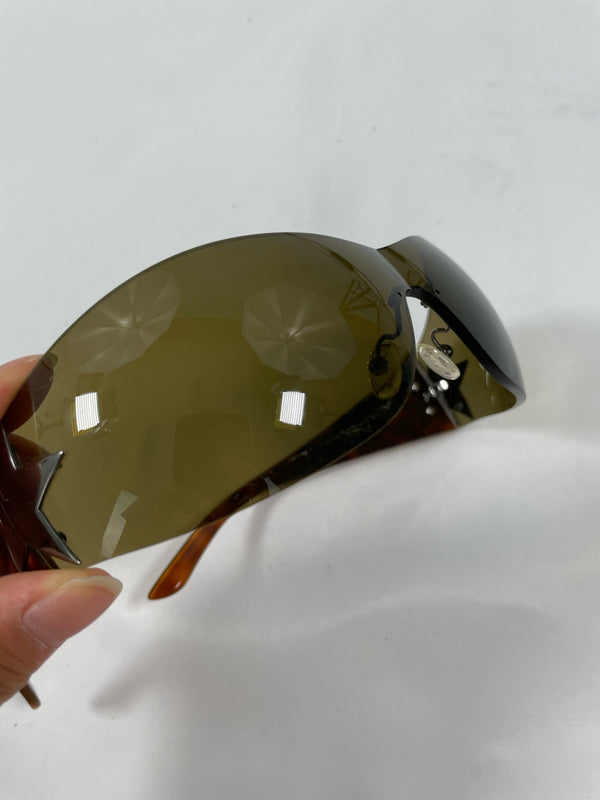 2000’s Prada shield star sunglasses
