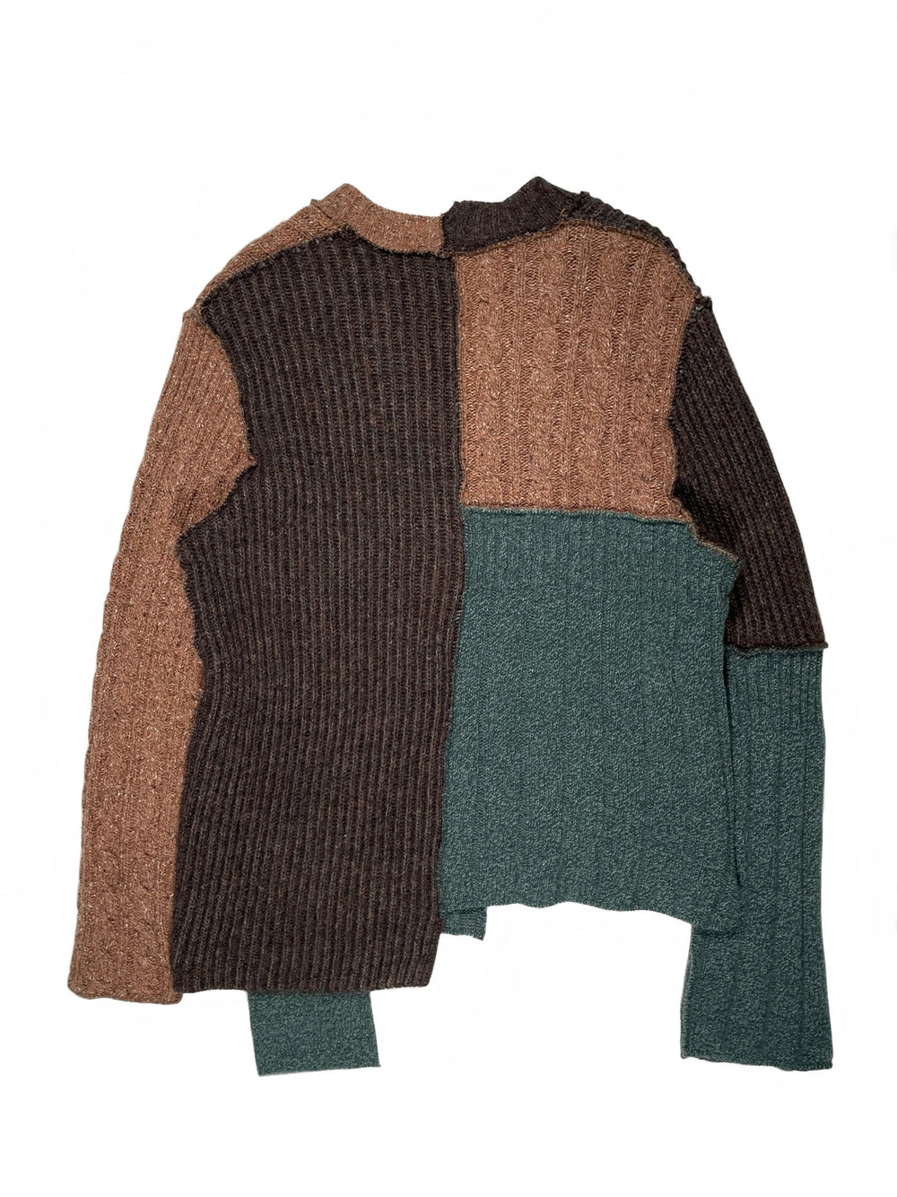 1980’s Dolce & Gabbana alpaca wool patchwork cardigan