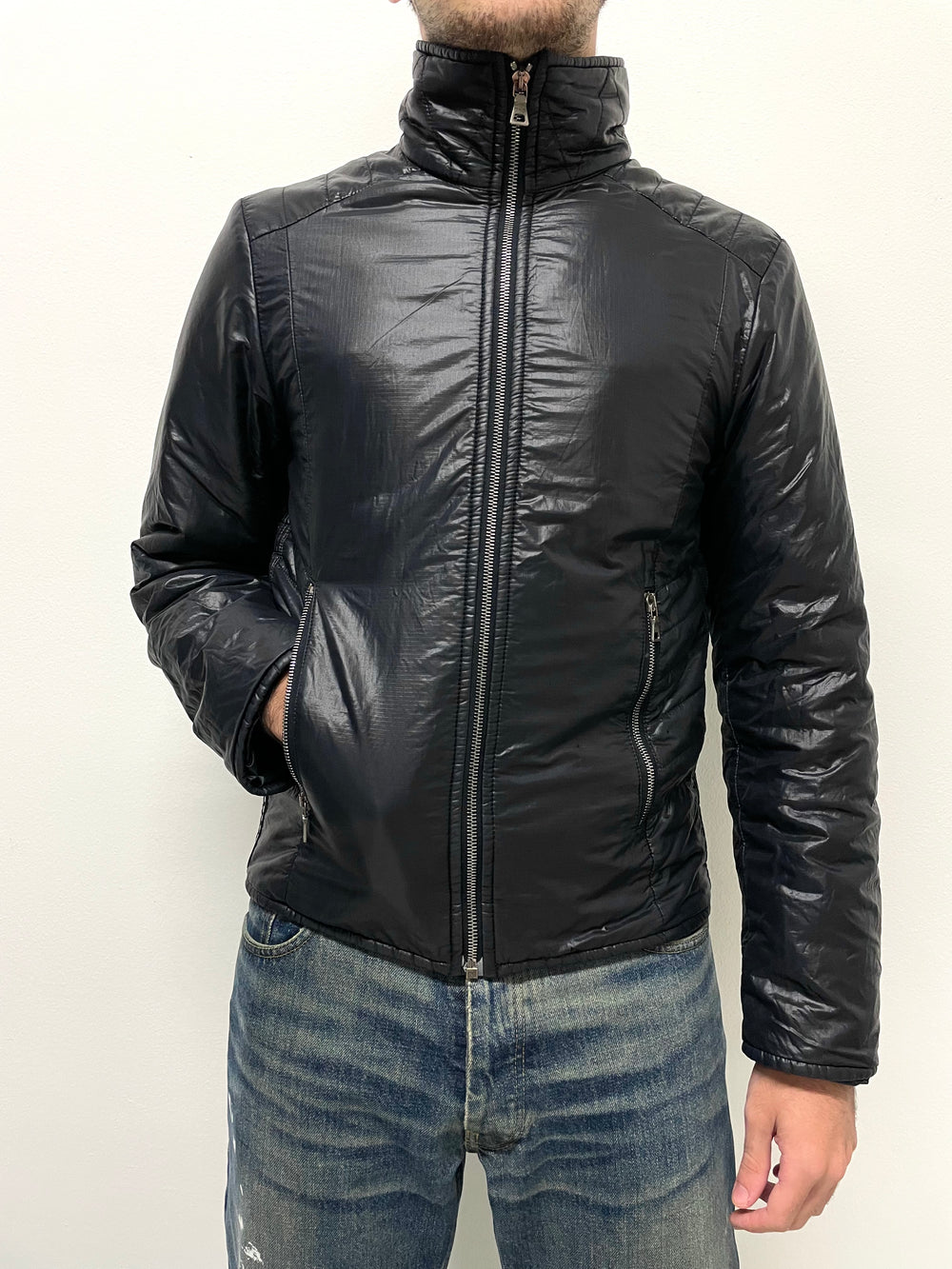 2000s Prada nylon moto astro jacket
