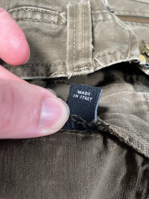 2000’s Dolce & Gabbana full zipper cargo pants