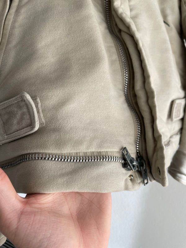 Aw1999 Helmut Lang “Séance the travail” moleskin Astro biker jacket