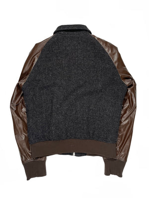 2000s Miu Miu iridescent varsity jacket