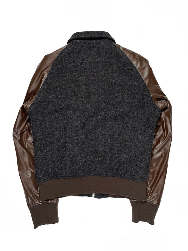 2000s Miu Miu iridescent varsity jacket