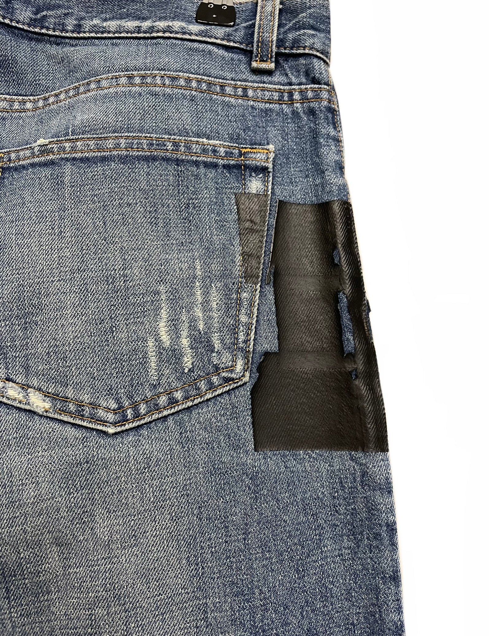 HELMUT LANG 03SS 本人期archive rubber denim HELMUT LANG 03SS 本人期archive rubber denim