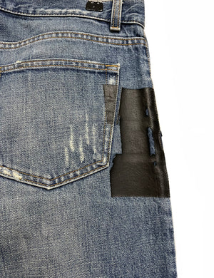 SS2003 Helmut Lang rubber tape denim