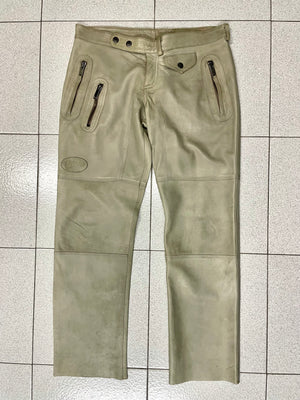 2000s Dolce & Gabbana leather biker pants