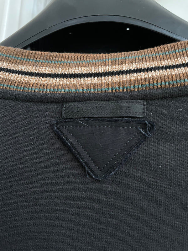SS2014 Prada abstract Hawaiian crewneck