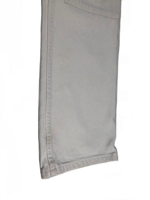 1999 Helmut Lang double knee carpenter ice white pants