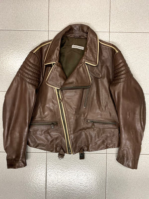 1990s Emporio Armani biker leather jacket