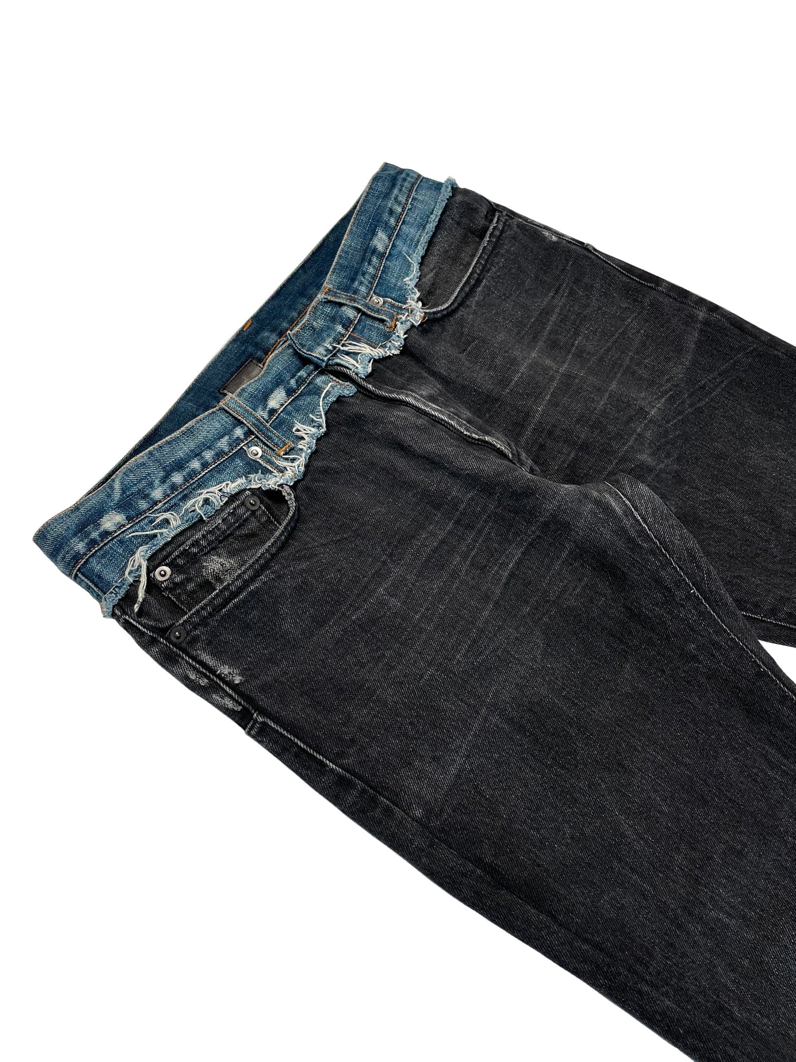 AW2006 Dior Homme cummerbund jeans
