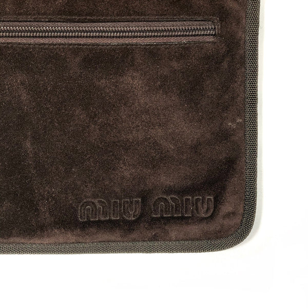 SS1999 Miu Miu runway suede waist bag