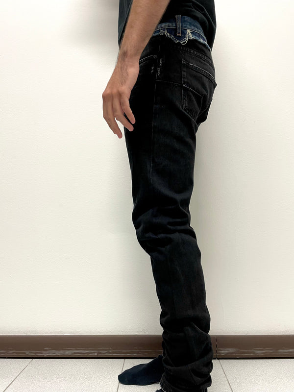 2006 Dior Homme cummerbund jeans