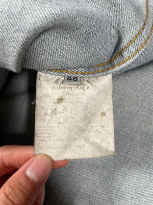 Helmut lang vintage clear broken denim
