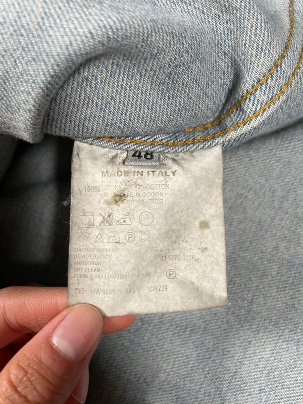 Helmut lang vintage clear broken denim