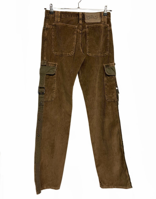 2000’s Dolce & Gabbana corduroy bondage pants