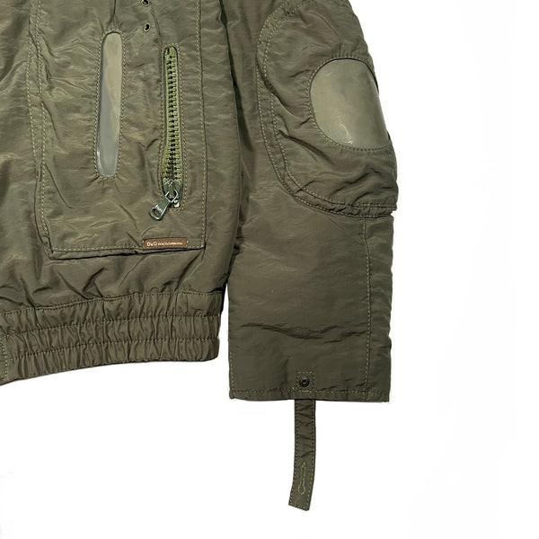 AW2003 Dolce & Gabbana Goggle window bomber jacket