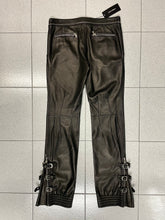 Load image into Gallery viewer, AW2003 Dolce &amp; Gabbana leather bondage biker pants
