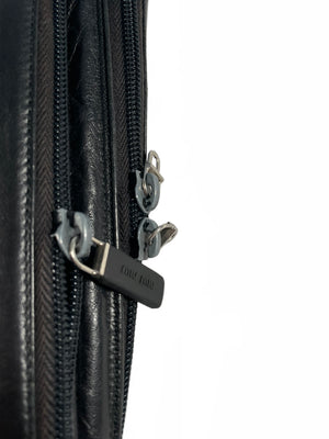 SS1999 Miu Miu black leather crossbody bag