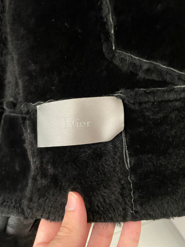 AW2007 Dior × Hedi Slimane "Navigate" shearling leather  jacket
