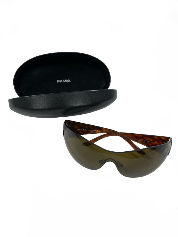 2000’s Prada shield star sunglasses