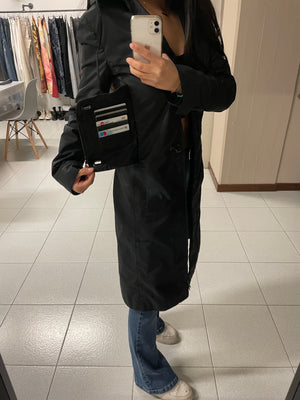 AW1999 Miu Miu hidden pocket technical nylon coat