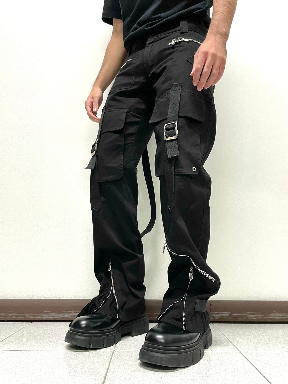 AW2003 Dolce & Gabbana bondage cargo pants