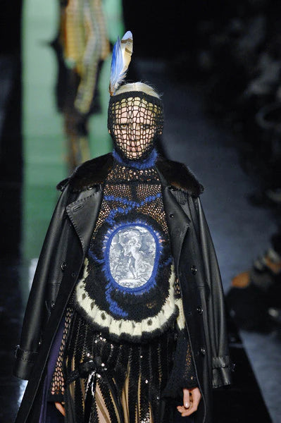 AW2007 Jean Paul Gaultier crochet knit with mask