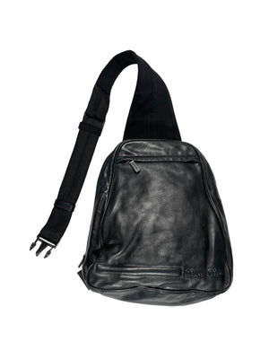 1999 Miu Miu black leather crossbody bag