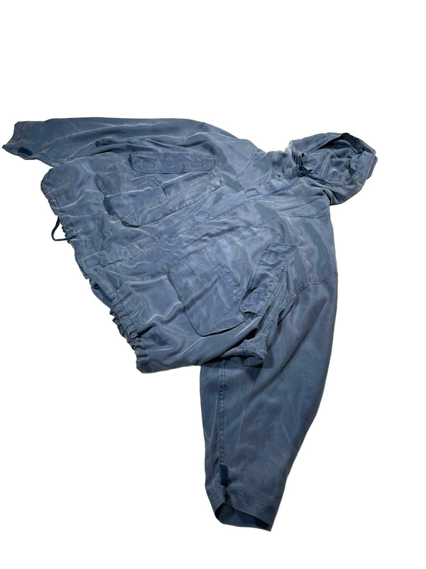 1990’s Katharine Hamnett cargo bomber jacket in silk