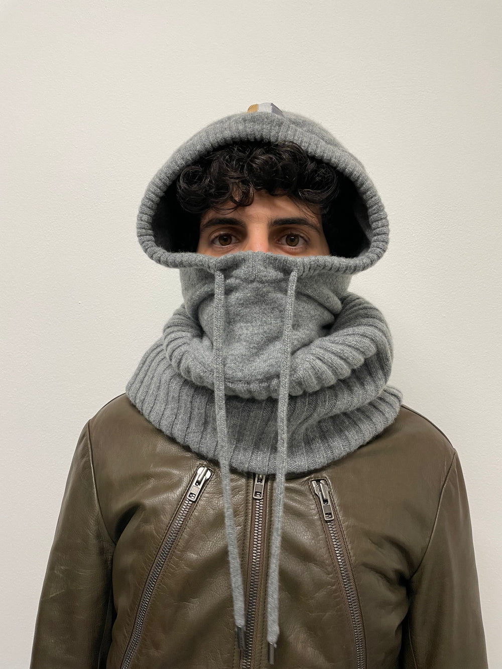 AW08 Dolce & Gabbana Balaclava runway hood scarf