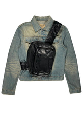Load image into Gallery viewer, SS1999 Miu Miu black leather crossbody bag
