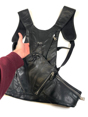 Dirk Bikkembergs multi pockets backpack vest