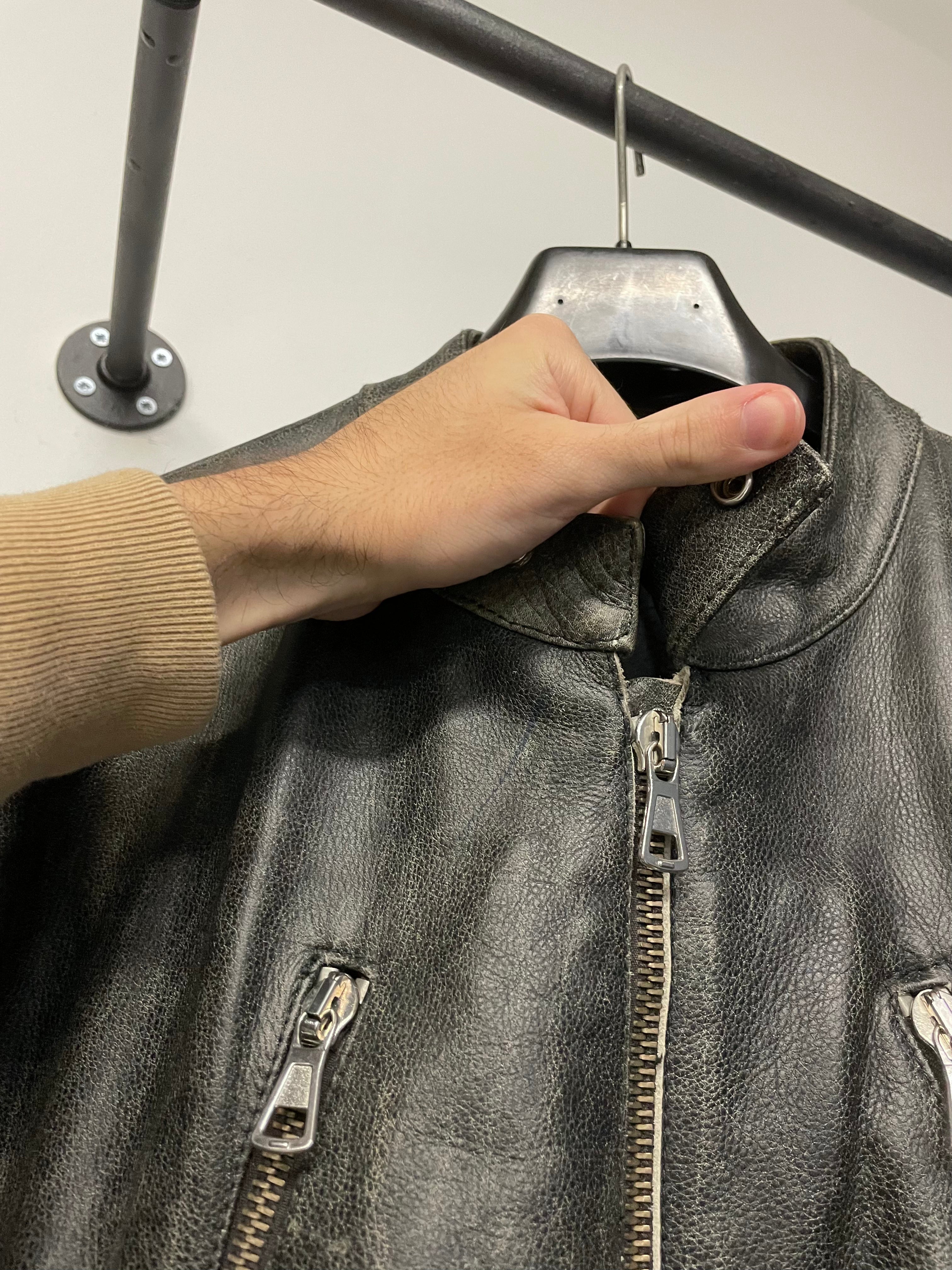 Margiela】5zip Hooded Leather Jacket 様 M*M様 【Margiela Margiela】5zip Hooded Leather Jacket 様 M*M様 【Margiela