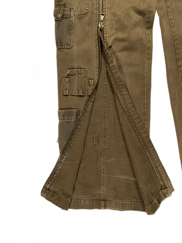 2000’s Dolce & Gabbana full zipper cargo pants