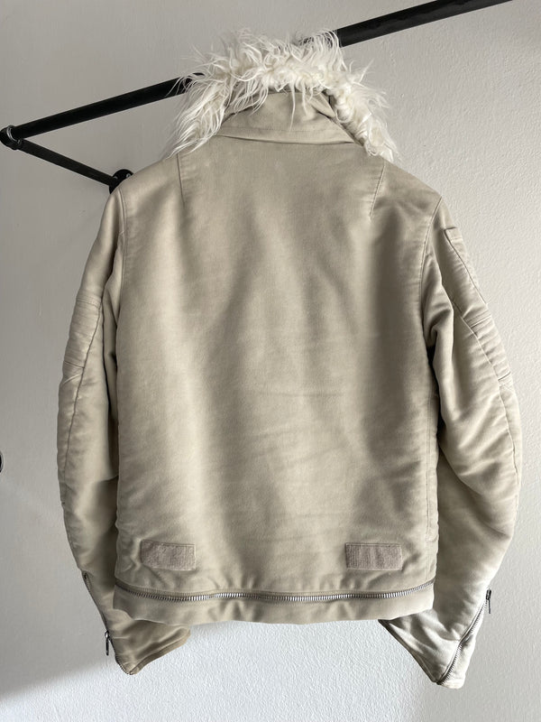 Aw1999 Helmut Lang “Séance the travail” moleskin Astro biker jacket