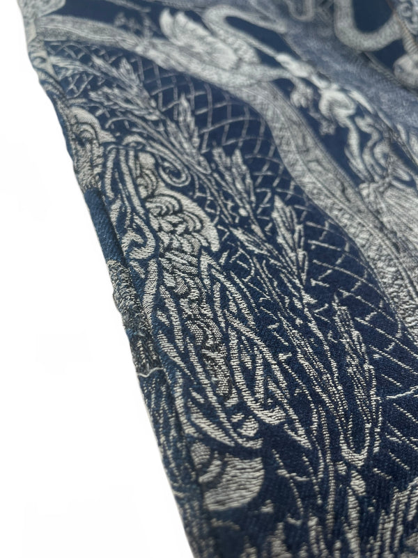 AW1994 Jean Paul Gaultier Dragon Slayer jacquard tattoo denim
