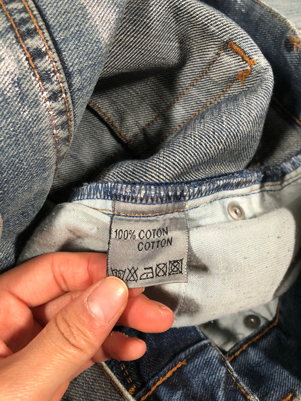 SS2008 Dior “think fast” waxed Denim