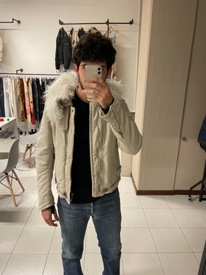 Aw1999 Helmut Lang “Séance the travail” moleskin Astro biker jacket