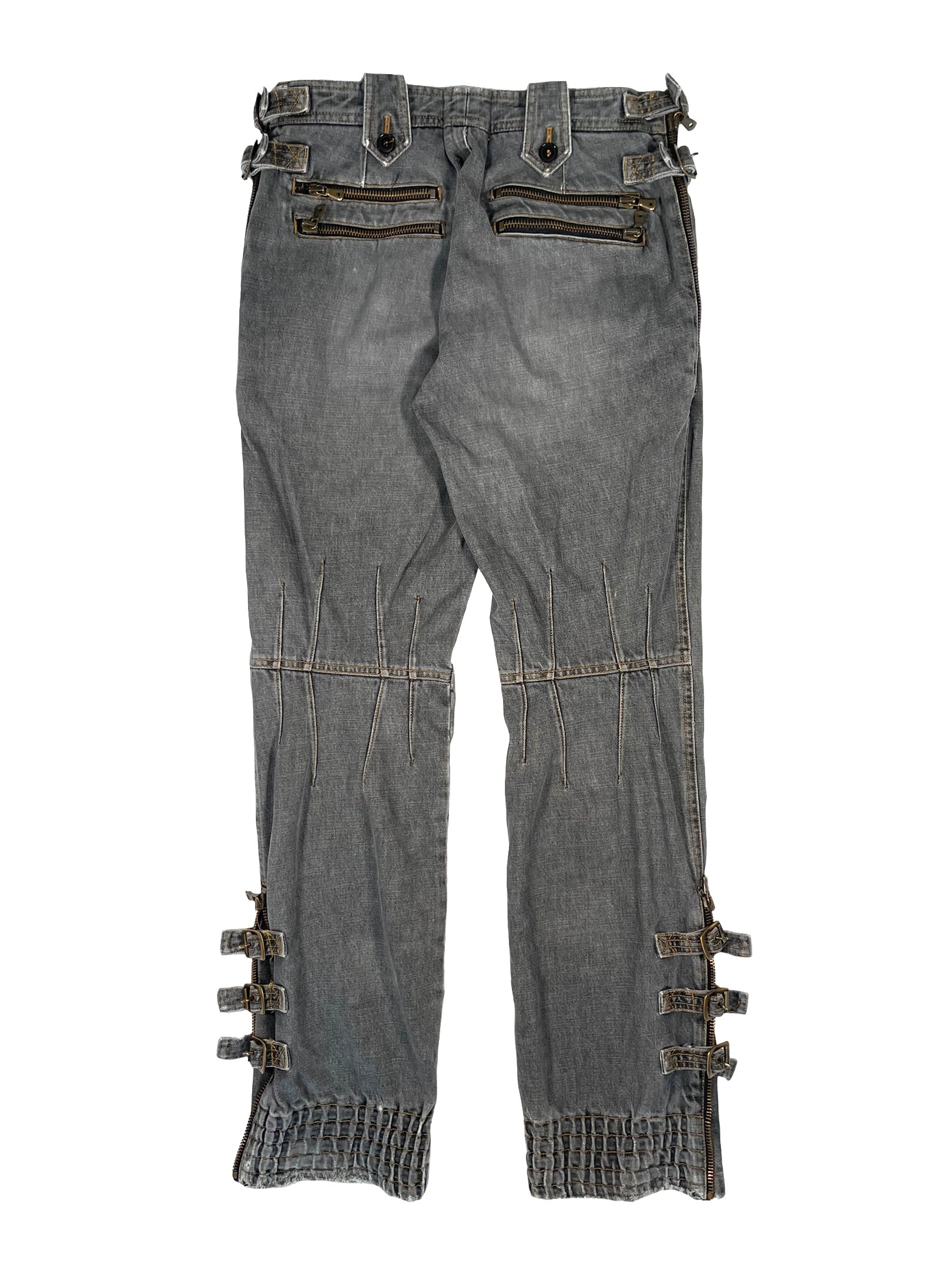 AW2003 Dolce & Gabbana biker bondage pants