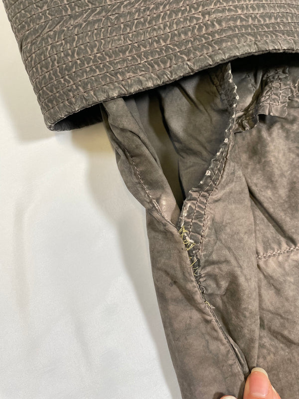 2000s Rick Owens dust grey creatch cargo pants