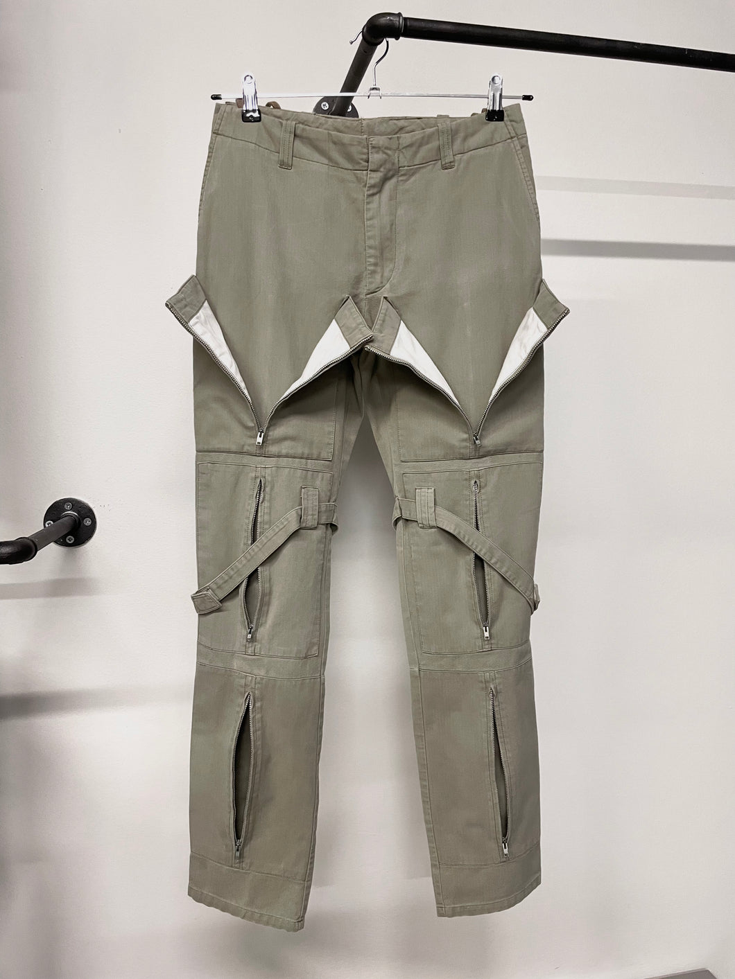 AW1999 Helmut Lang Astro biker zipper cargo pants