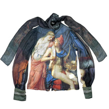 Load image into Gallery viewer, 2000s Dolce &amp; Gabbana runway painting silk shirt
